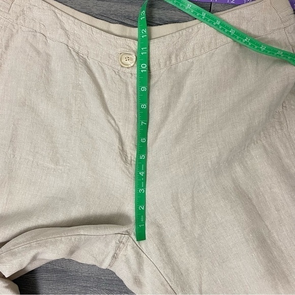 Chico’s Linen Straight Leg Lagenlook Pants - Picture 10 of 12